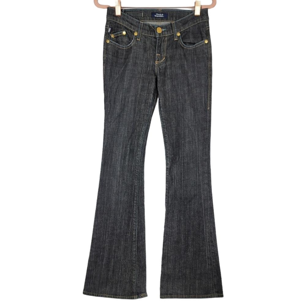Rock & Republic Black Bootcut Jeans Size 24
